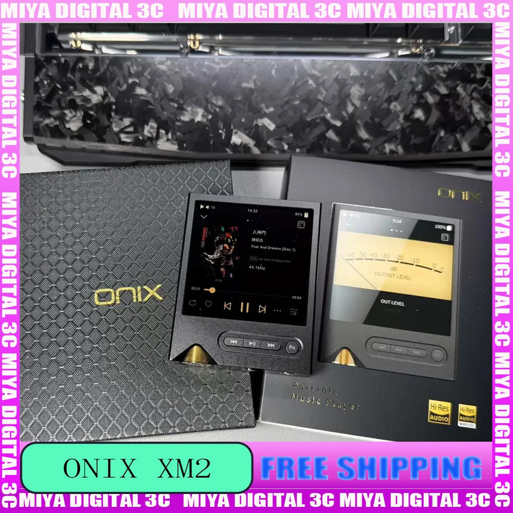 

ONIX XM2 Music Player Audio MP3 HiFi Lossless Bluetooth High Fidelity Sound System with Tocata Touchscreen Portable Sound Player
