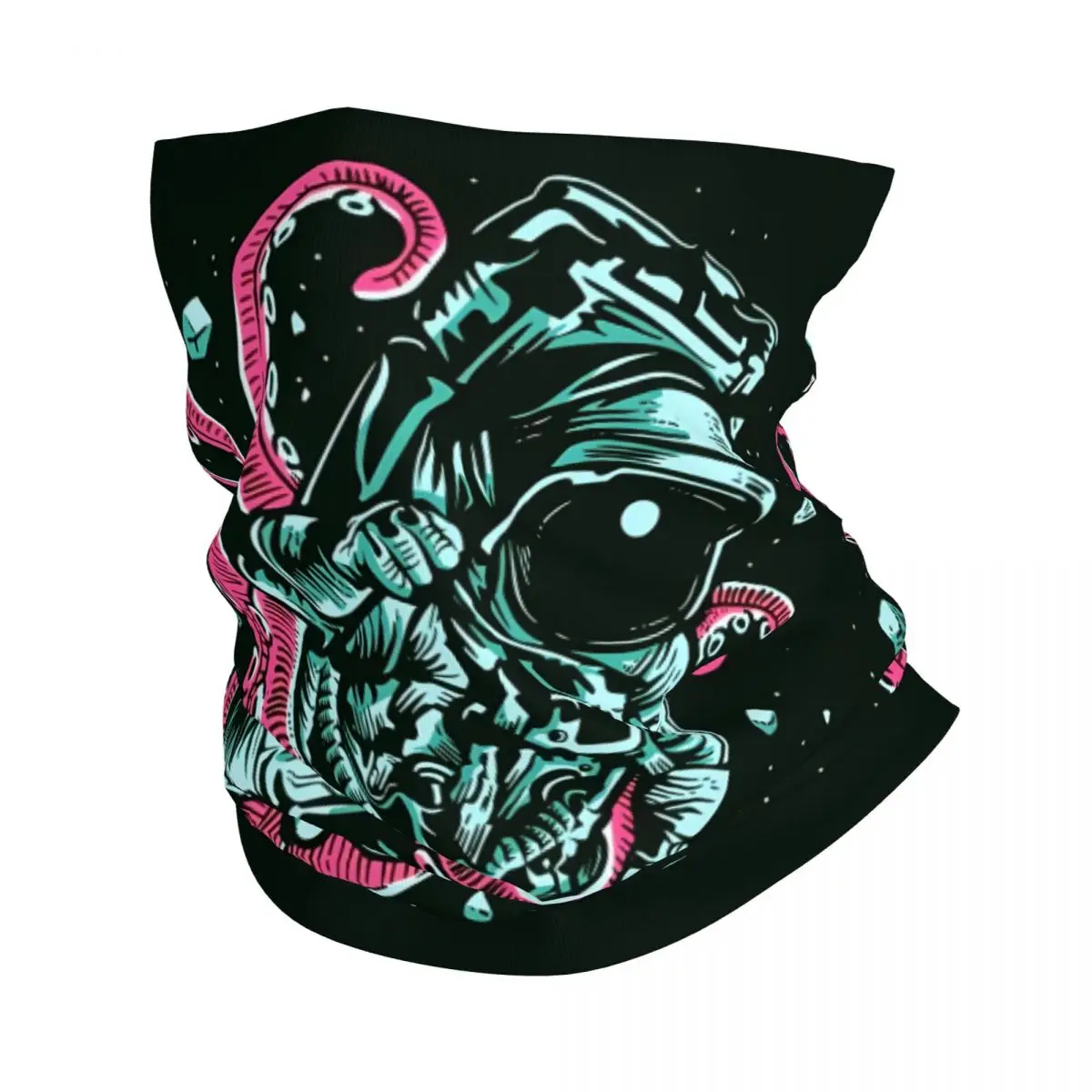 Deep Diving Helmet Scarf Neckerchief Neck Face Mask Polyester