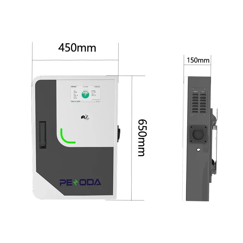 PENODA 3 Phase EV Home Charger 22kw Charging Station Level 3 EV Dc Fast Electric Vehicle Charger OCPP