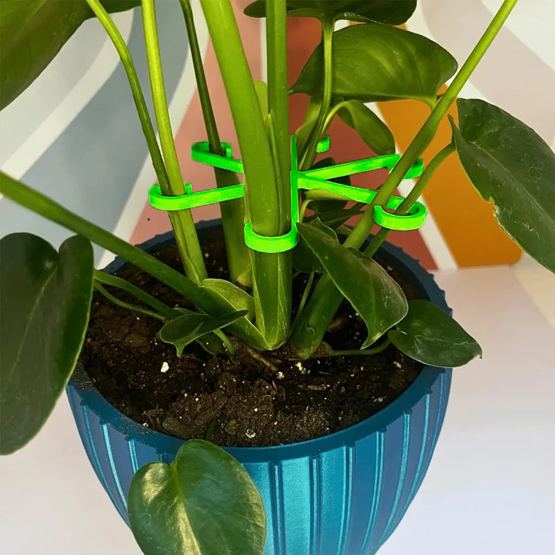 4pcs Plant Holding Clips Placement Climbing Support Bracket Gardening Flower Stem Gathering Bracket Planters Plant Stand