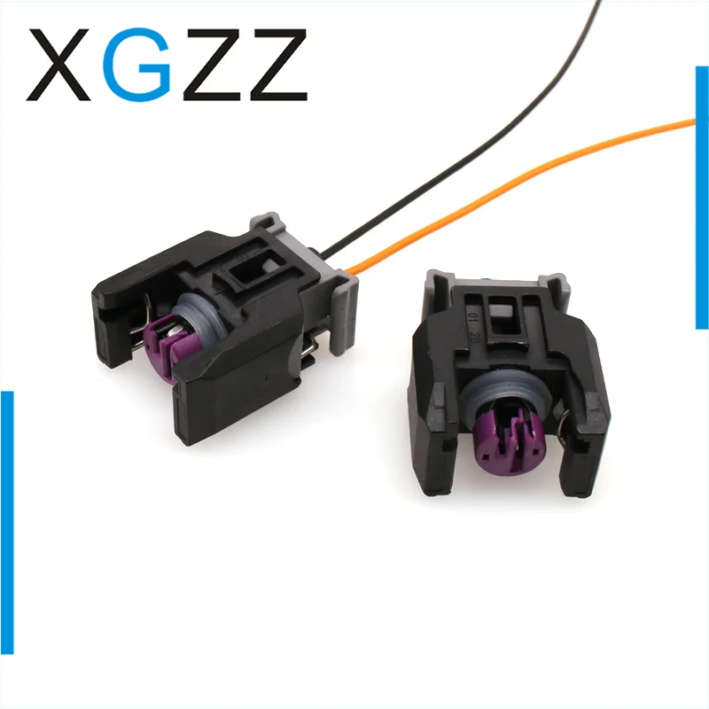 03P973702 black 2-hole Delphi fuel injector bold plug Great Wall fuel injector car connector