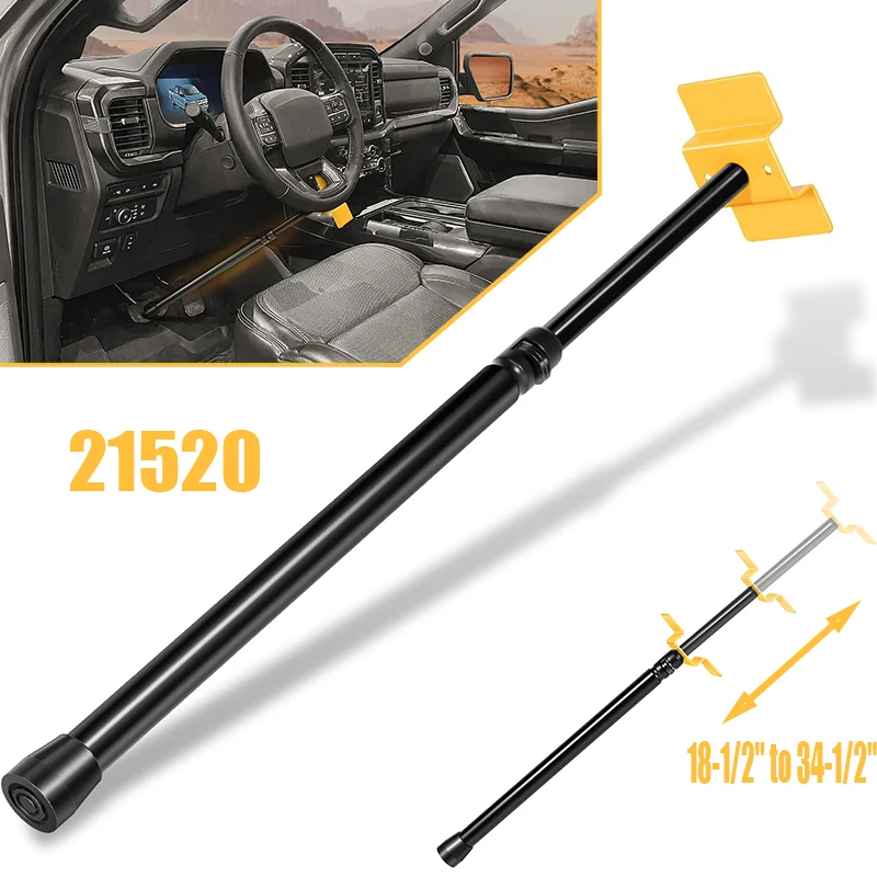 

21520 Truck Pedal Depressor Tool Universal Brake Pedal Holder Extends from 18-1/2" to 34-1/2", for Most Trucks & Large Vehicles
