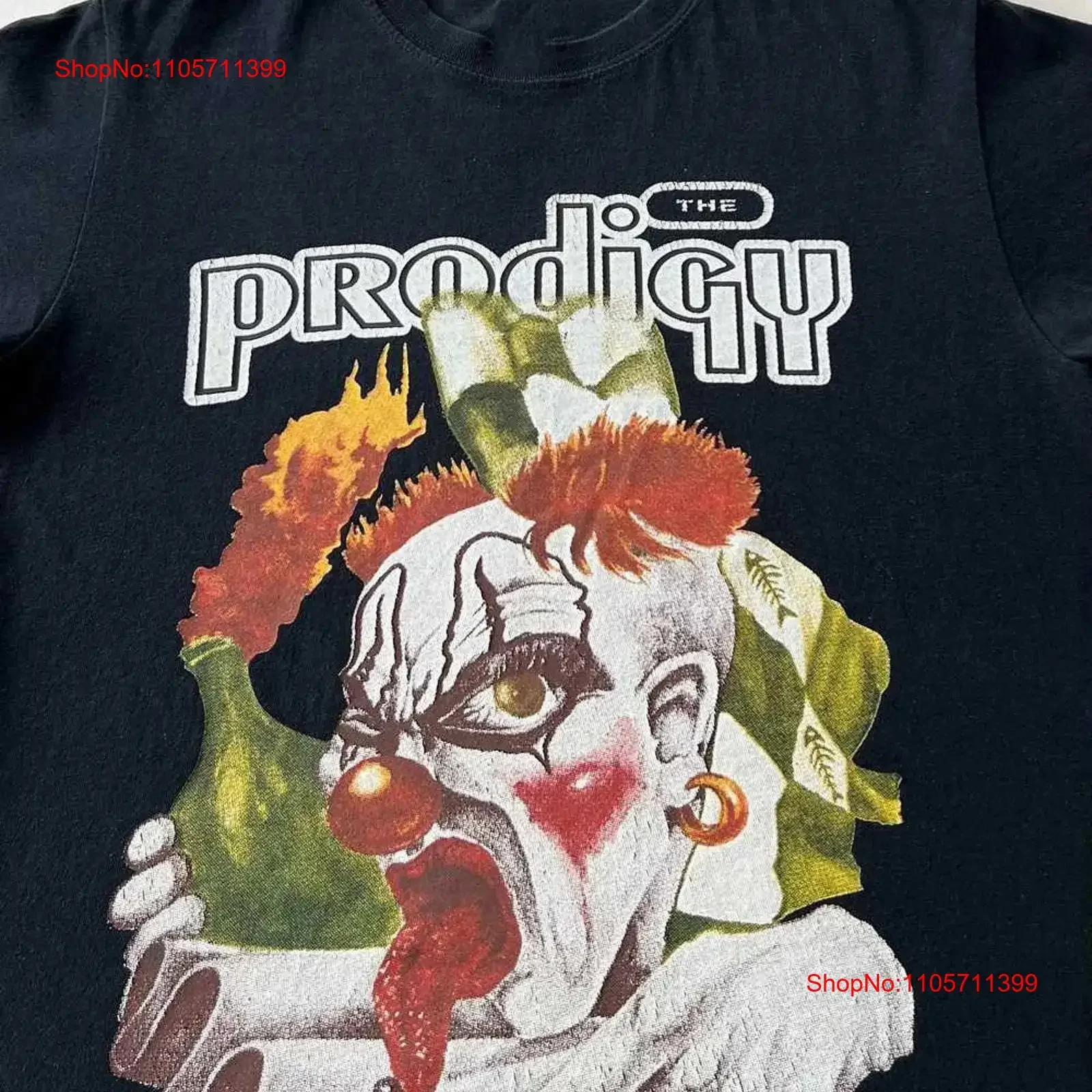 2000s THE PRODIGY All Sizes T Shirt Rare AR424 long or short sleeves vintage Washed Comfortable graphic homme Casual Breathable