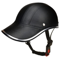 2X Baseball Cap Style Motorcycle Half Helmet Safety Hat Half Face Helmet Vintage Cap Safety Hard Hat Bicycle Helmet Cap