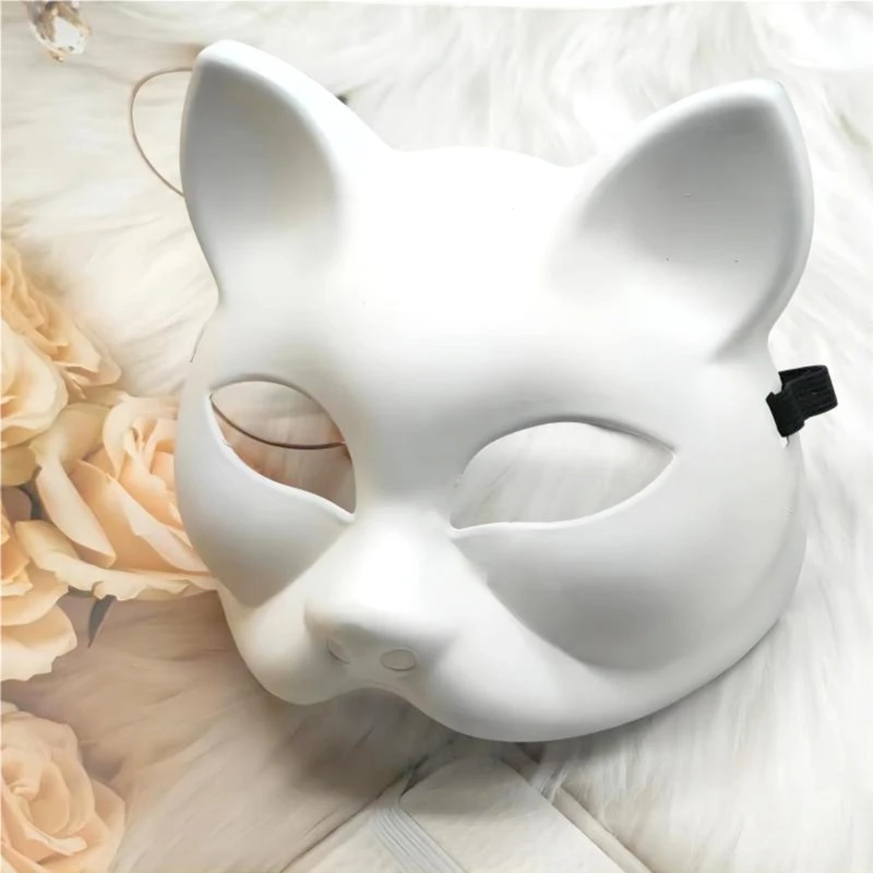 Masques carnaval en forme visage pour femmes, Sexy, Halloween, Cosplay, Costumes d'animaux, accessoires carnaval,