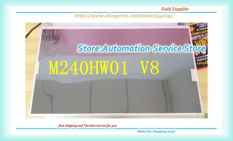 M240HW01 V8 M240HW01 V.8 24 polegadas TFT 1920*1080 grau A painel de tela LCD