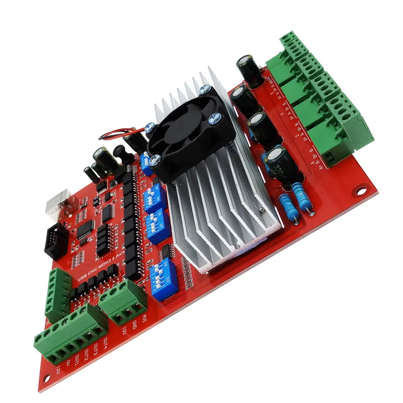 MACH3 scheda di Breakout a 4 assi 100KHz Driver di interfaccia CNC USB Controller di movimento Driver della scheda del Driver Driver del motore