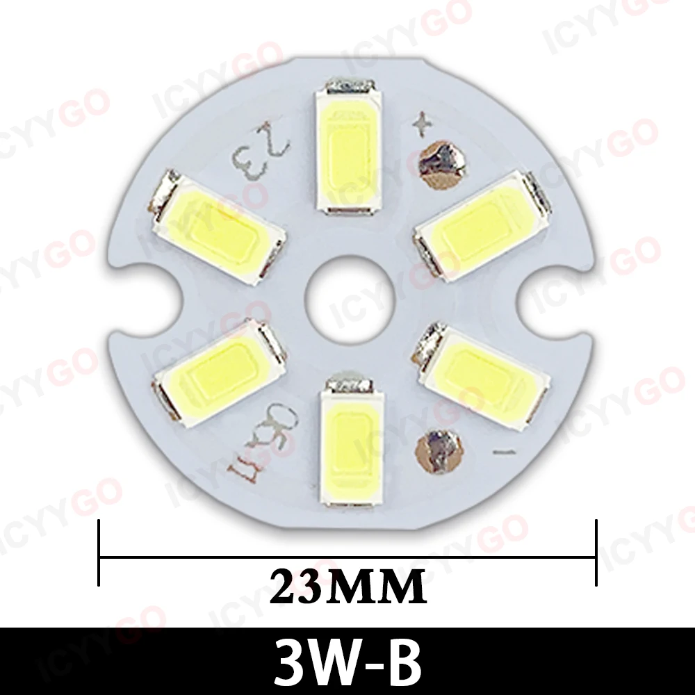 1PCS High Bright LED Light Board 2W 3W 5W 7W 9W 12W 15W 20MM - 100MM SMD 5730 For DIY Bulb Circular Transformation Light Source