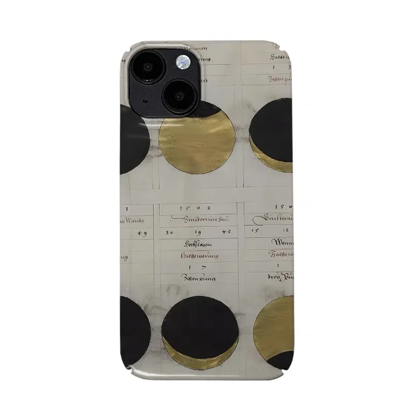 

Grey Black Gold Alphabet Art Phone Case for IPHONE 17 Air 16E 15 PROMAX 14 Plus 13 12 MINI 11 PRO 16Plus XR Acrylic Phone Cover