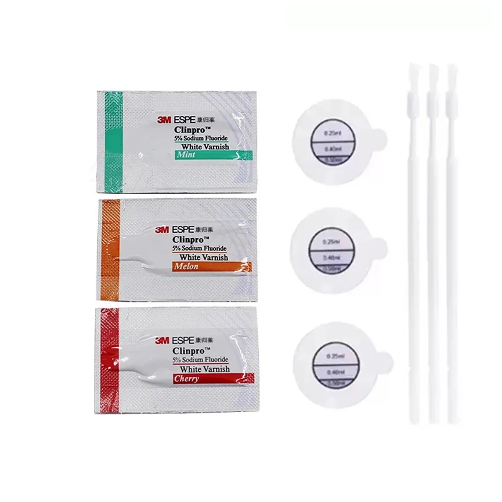 

3/5Pcs Original 3M ESPE Clinpro White Varnish Fluorine Protective Paint Dental Kids Adult Tooth Anti Caries Desensitizing Gels