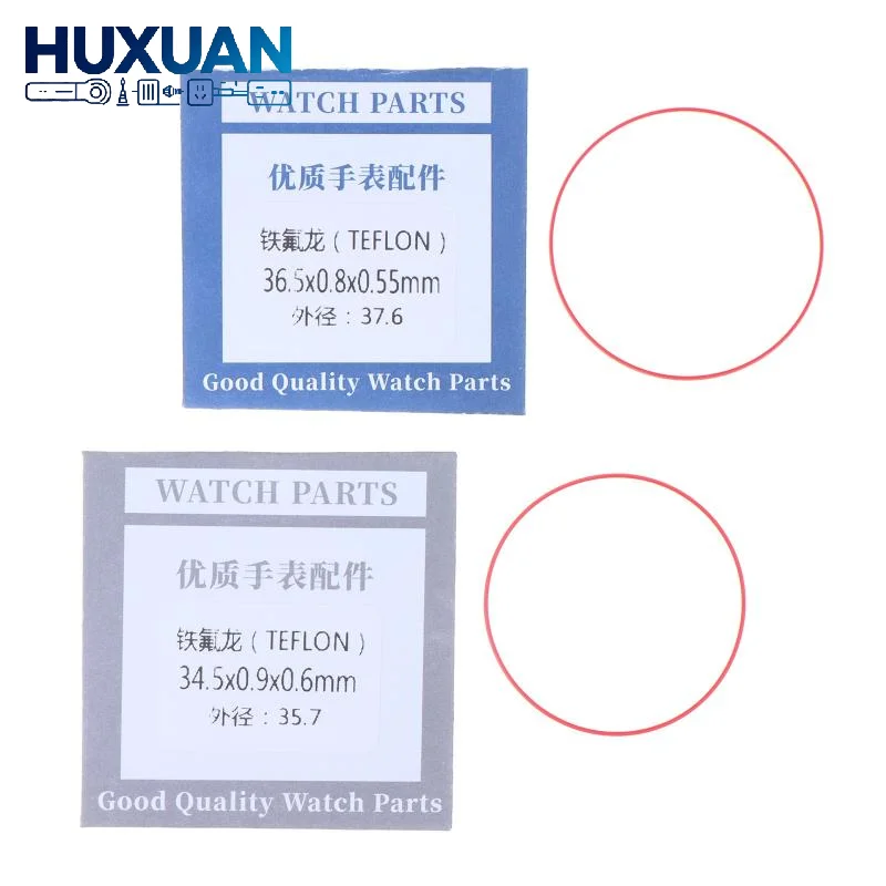 Watch Waterproof Rubber Gasket O-Rings Leak Proof 32-38mm Dia for Personal Home Watch Repair Use