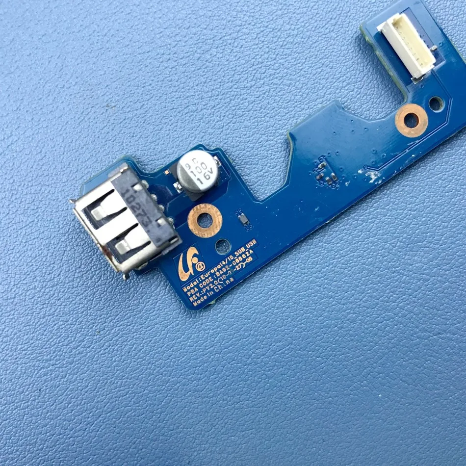 (Disassembled and used) For SAMSUNG NP-QX410 Laptop USB button board Europa14 15 SUB_USB BA92-06862A