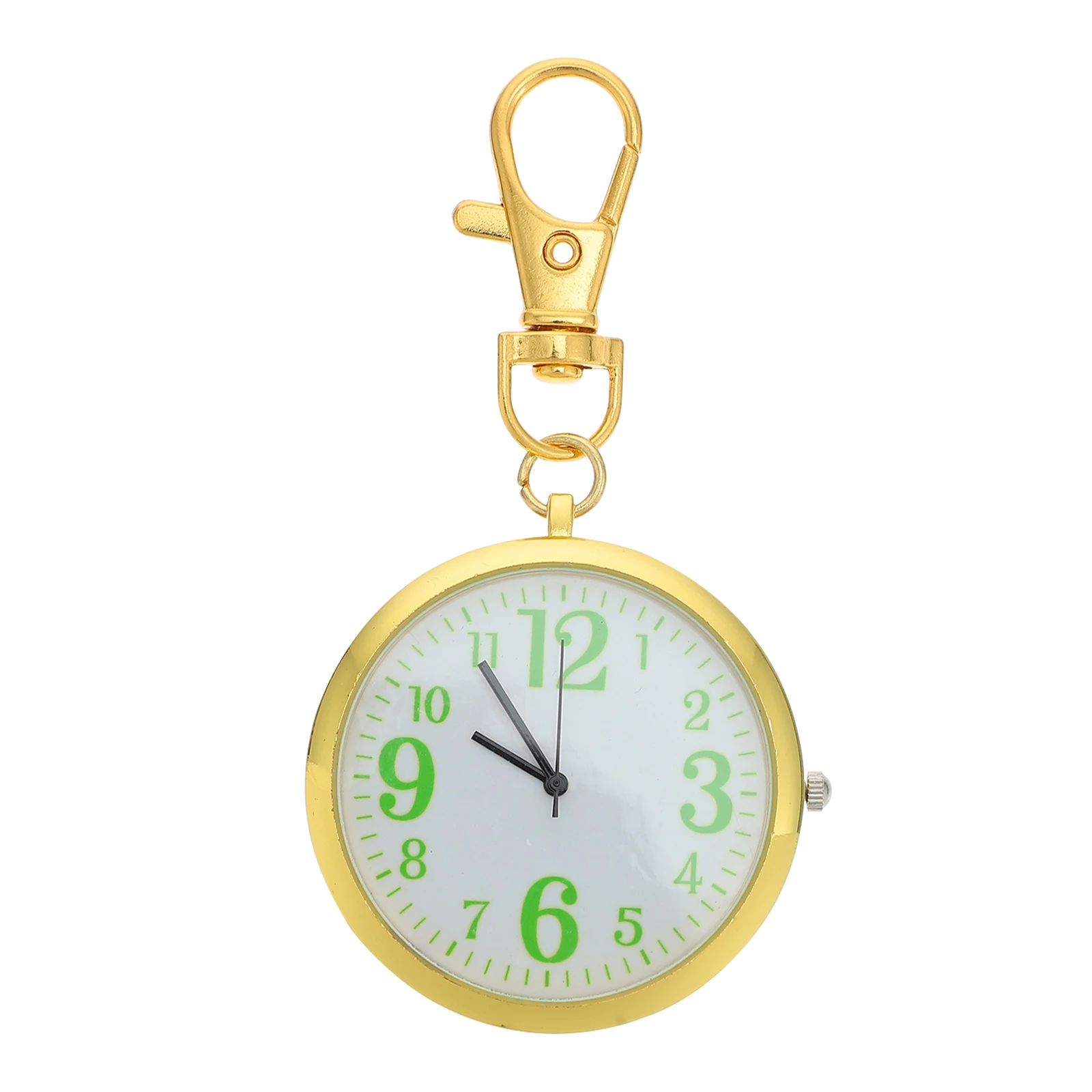 

Durable Alloy Pocket Watch with Glass Medical Nurse Digital Watch Big Number Hanging Design for Elderly Usage