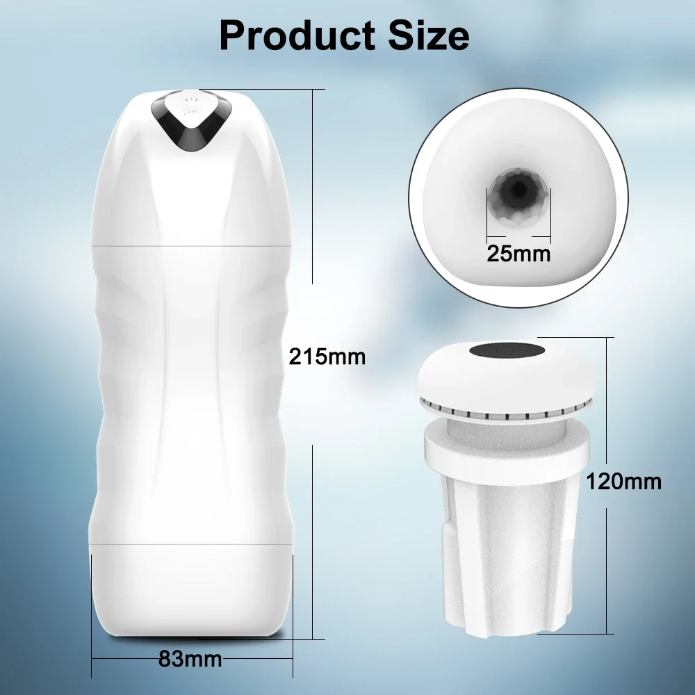 Automatic Sucking Male Mastubator Cup for Men Masturbation Equipment Sex Machine Sex Toy Blowjob Man Masturbators Adult Supplies view 6