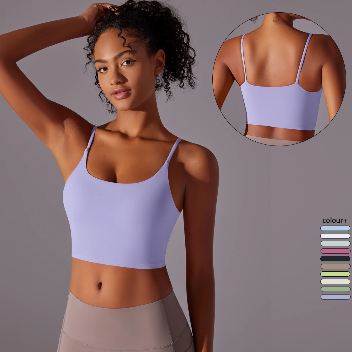 Yoga Bra Women Breathable Sports Bra Sexy Breathable Quick Drying Sport Brassiere Women Sexy Yoga Vest Solid Color Nylon Yoga