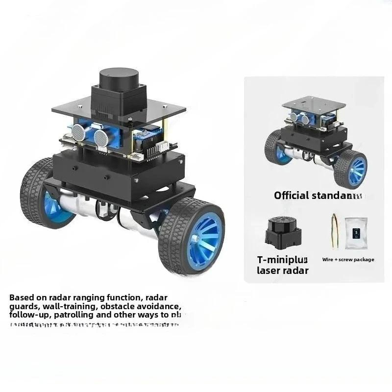 Suitable for STM32 car two-wheeled intelligent robot chassis kit  obstacle avoidance encoder motor