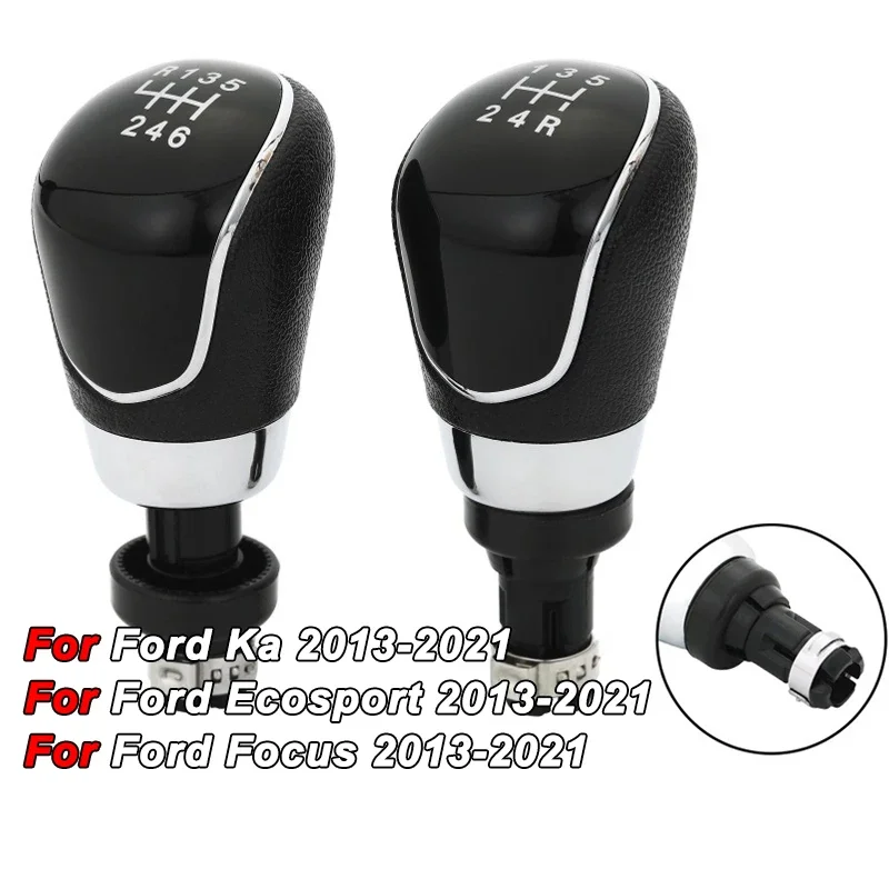 

5/6 Speed Manual Direct Insert Gear Shift Knob for Ford Focus 2013-2021 - Car Transmission Shifter, Durable Auto Accessories