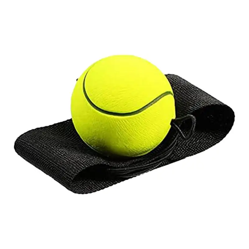 Ball On A String Elastic Bounce Back Rubber Ball With String Rebound Wrist Ball For Improving Hand-Eye Coordination And