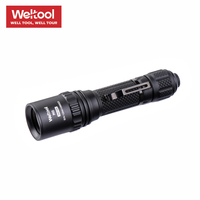 Weltool M8 Internal zoom flashlight 18650 focus 860 lumens 574 meters long shot