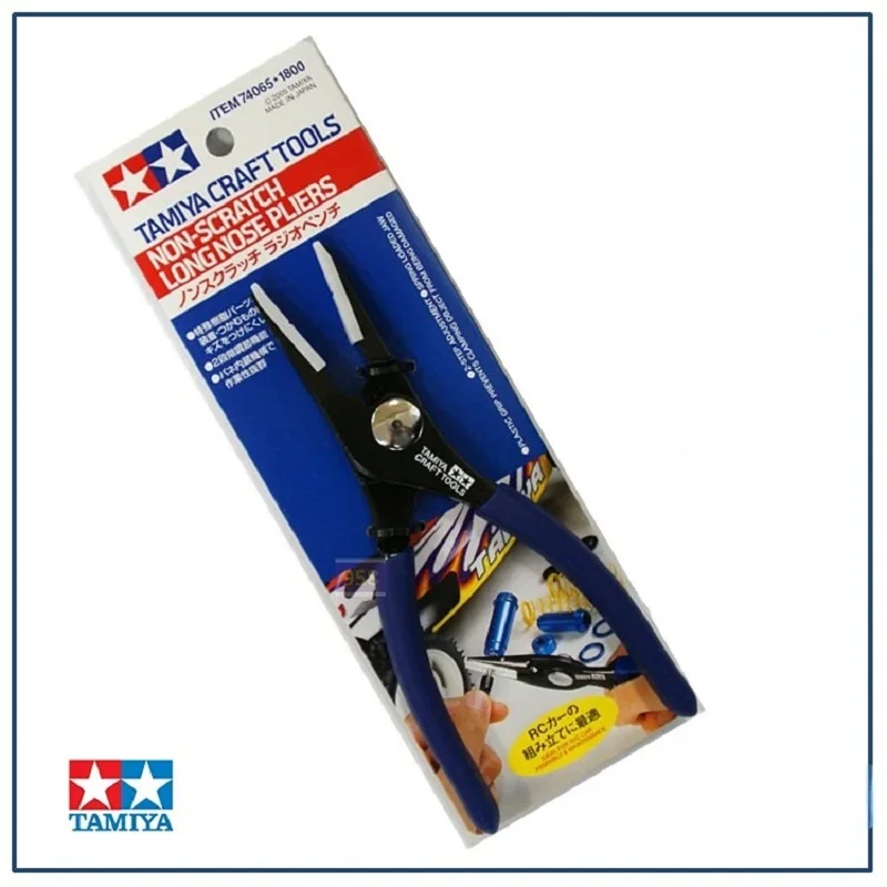 Tamiya 74065 Non-scratch Long Nose Pliers Model Craft Tools for Assembly Model Building Tools DIY