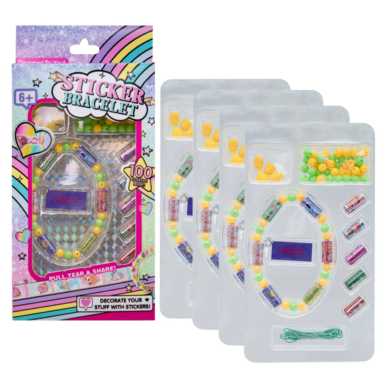 Kit de fabricação de pulseiras para crianças de 2 a 4 anos, joias de amizade, artesanato com contas de letras grandes, cesta de presentes de páscoa pré-escolares