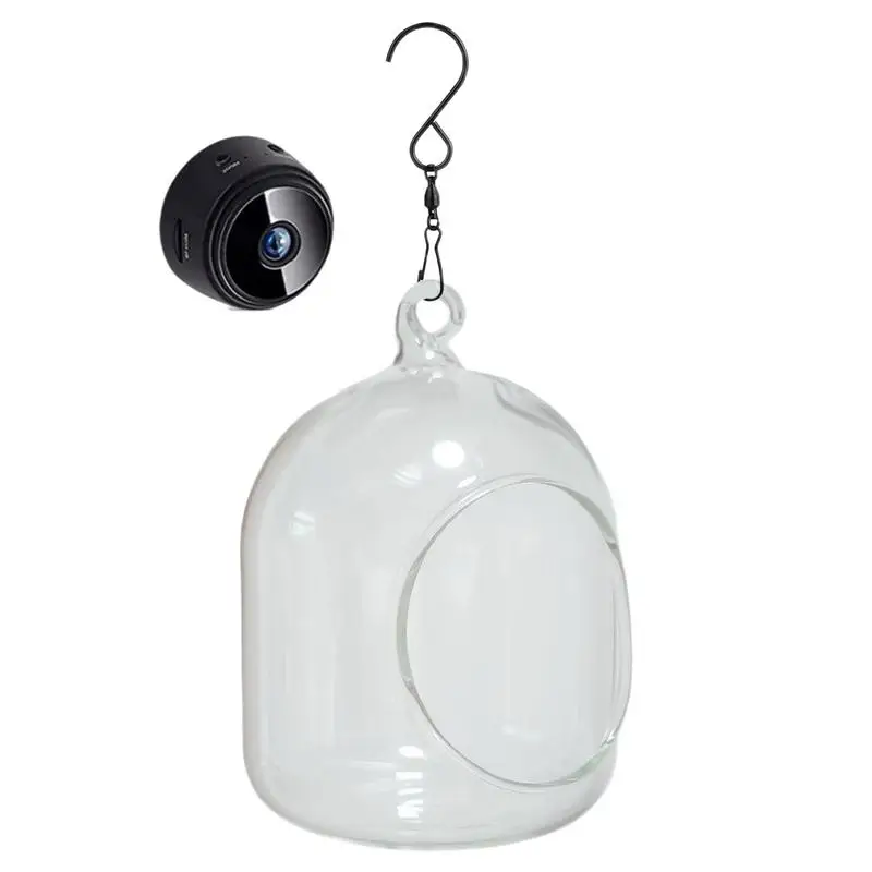 Bird Feeder with Camera Smart Bird Feeder with High Definition Camera Real Time Viewing Birds Feeder with Charging Cable