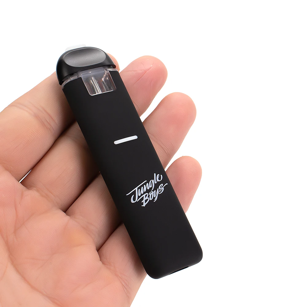 10pcs Vape Pen 1ml Empty Pod Jungle Boys Rechargeable 380mah Battery E Cigarettes Vaporizer Ceramic Coil Cartridge Box Packaging