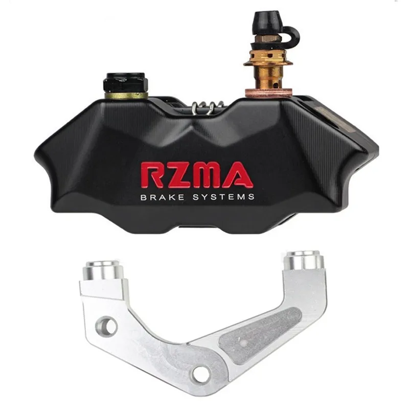 Universal 82mm Motorcycle Brake Caliper+200mm/220mm Disc Brake Pump Adapter Bracket For Yamaha Aerox MBK Nitro BWS 100 Jog 50 rr