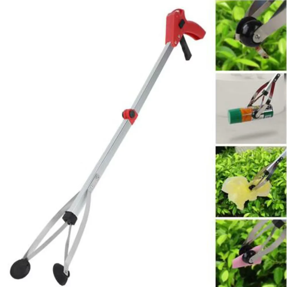 Garbage Picker Gripper With 360 ° Rotating Clip Trash Grabber Pick Up Tools 80cm Lightweight Foldable Gripper Extender Hand Tool