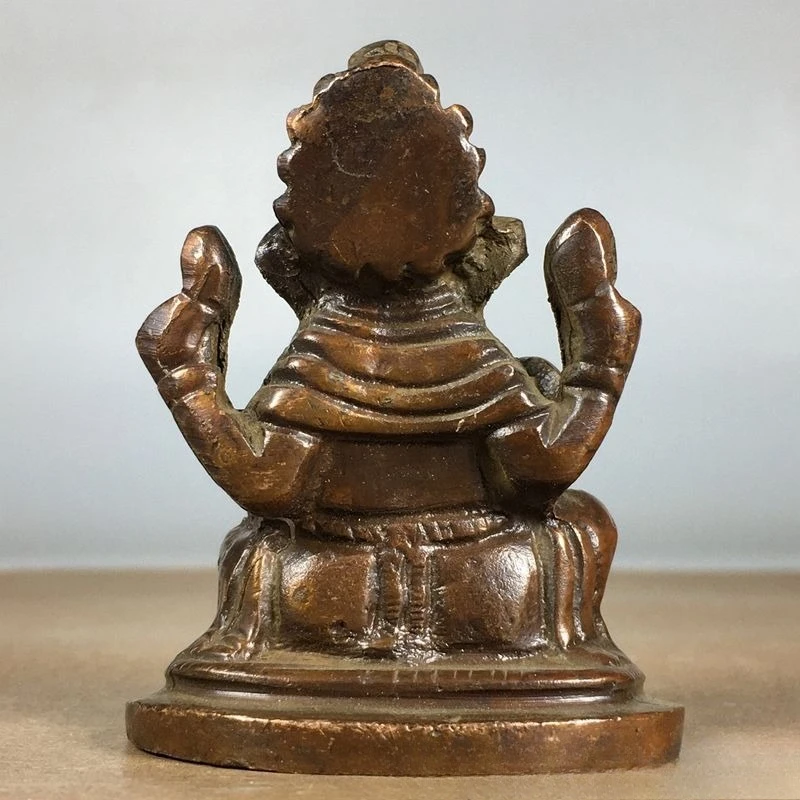 Antique Lord Ganesha Buddha Statue Elephant God Sculptures Ganesh Figurines Home Desktop Buddha Decoration Statues