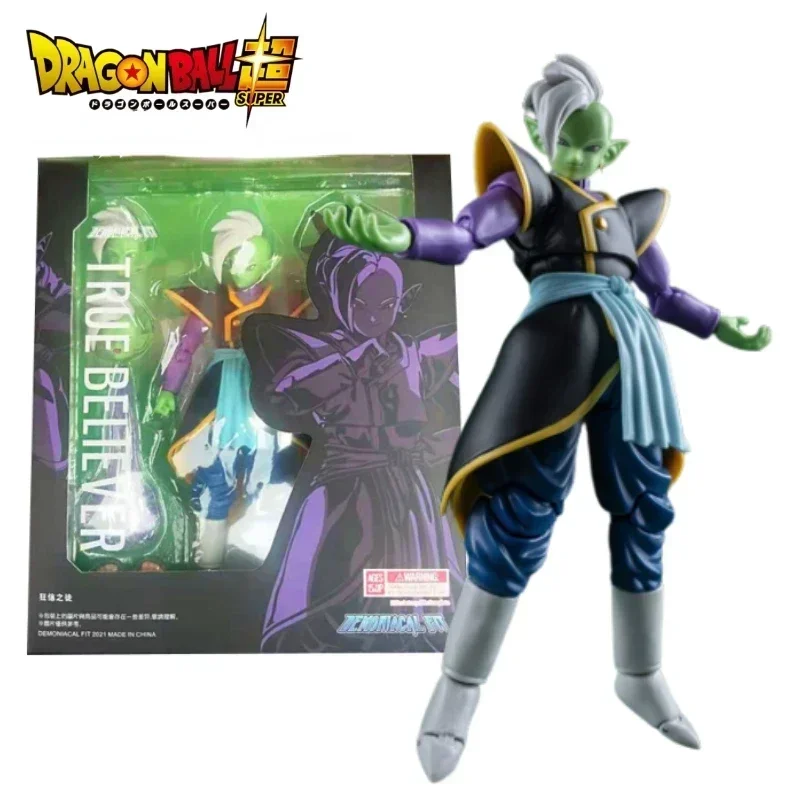 In Stock Demoniacal Fit Dragon Ball Zamasu SHF God of Creation True Believer Goku Action Figure Model Figurals Toy Gift