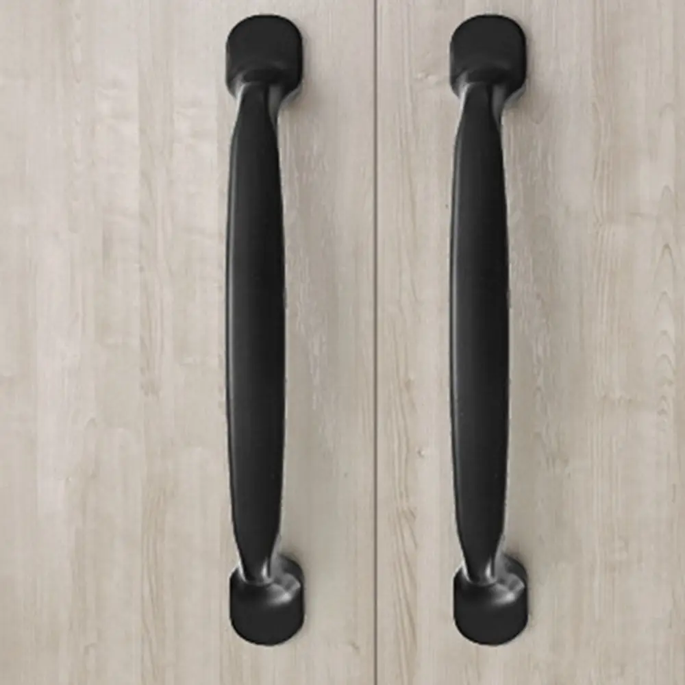 스크류가있는 매트 블랙 홈 개선 옷장 도어 당김 가구 하드웨어 캐비닛 핸들 찬장 손잡이 서랍 당김