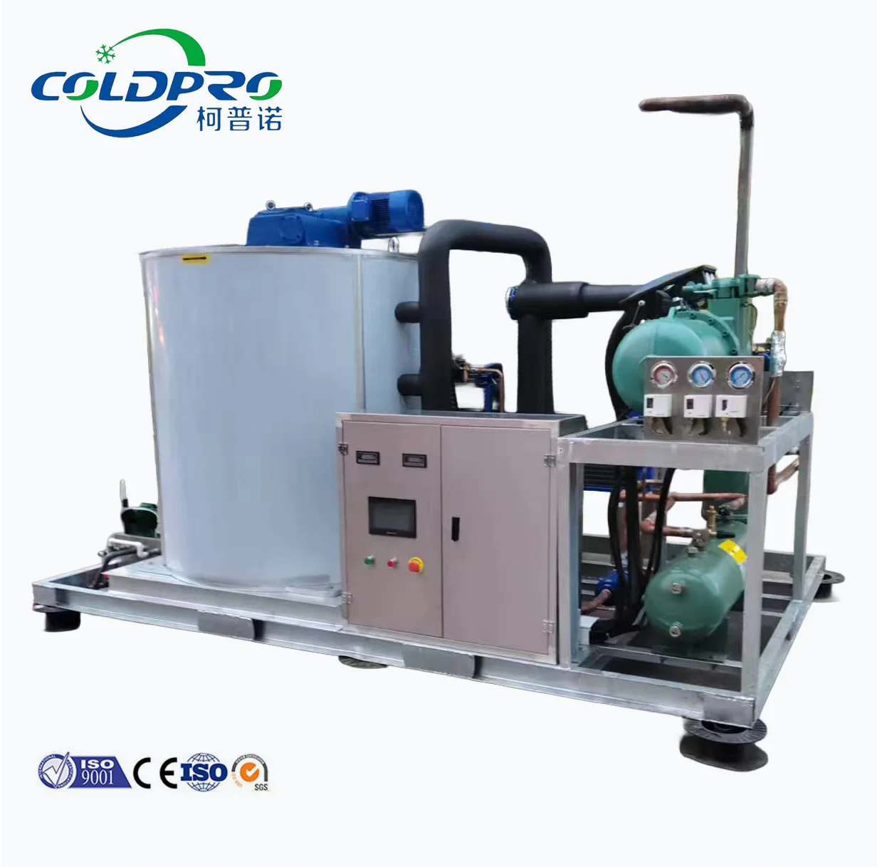

COLDPRO 10T Evaporative Cooling Flake Ice Machine High Temperature Stable Ice Production Arid Water-scarce Areas Saudi Arabia
