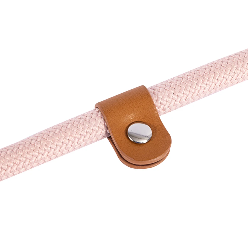 Bequemes langlebiges Nylon-Rutsch seil bestes Hunde leinen halsband verstellbare Gleit verschluss schlaufe mittlere bis große Leine für Hunde haustiere – Detail 6