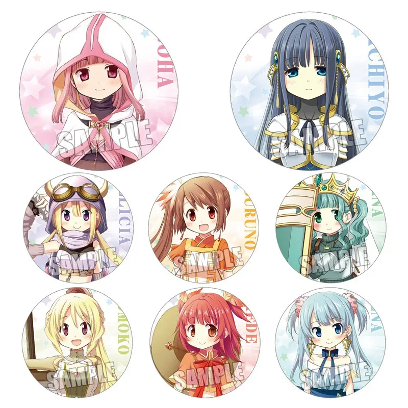 

Charlotte Amy Kaname Madoka Popular Anime-related Cute Character Badges Anime Lapel Pins for Backpacks Cute Enamel Badges Pins