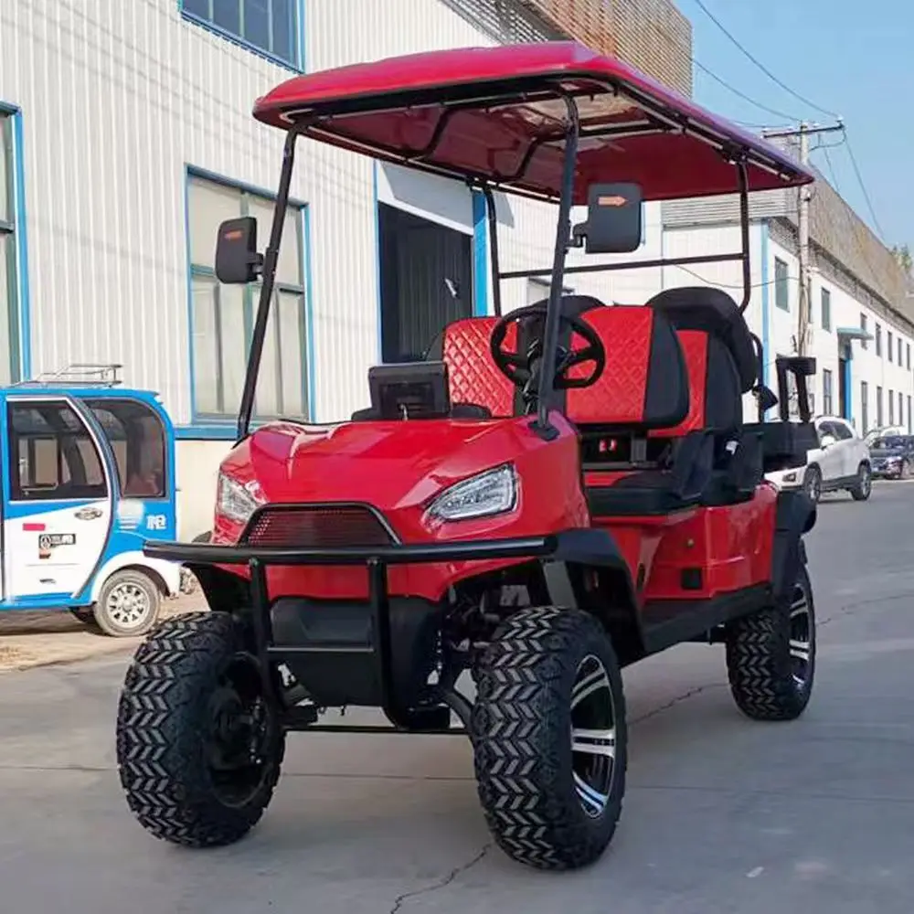 أفضل جودة عربة جولف ذات 4 عجلات عربة جولف كهربائية صينية #2