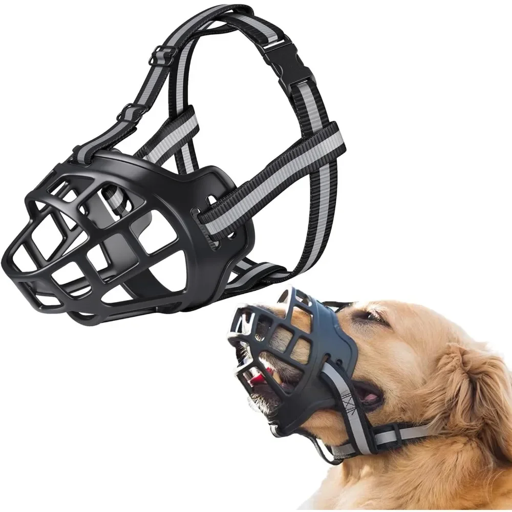 

Breathable Large Dog Muzzle To Prevent Biting,basket Muzzle for Large Dogs for Greyhound/German Etc Breed