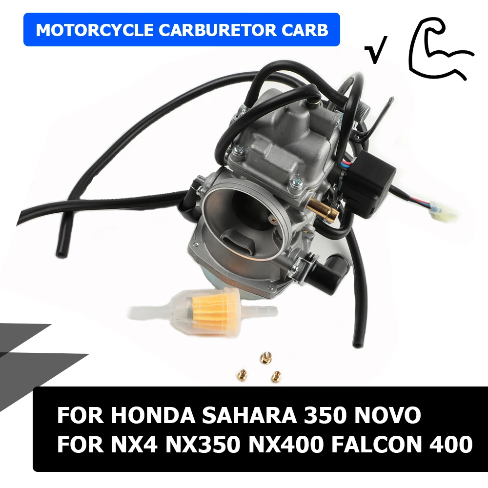 Per Honda Nx4 Nx350 Nx400 Nx 4 350 400 Sahara 350 Novo Falcon 400 2000 - 2008 accessori moto carburatore Carb sistema di alimentazione