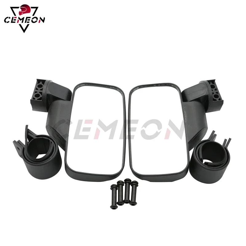 

For Yamaha Polaris RZR 800 900 1000 UTV Rear View Mirror Shockproof Rear View Mirror Accessories with 1.75 inch 2 inch roll cage