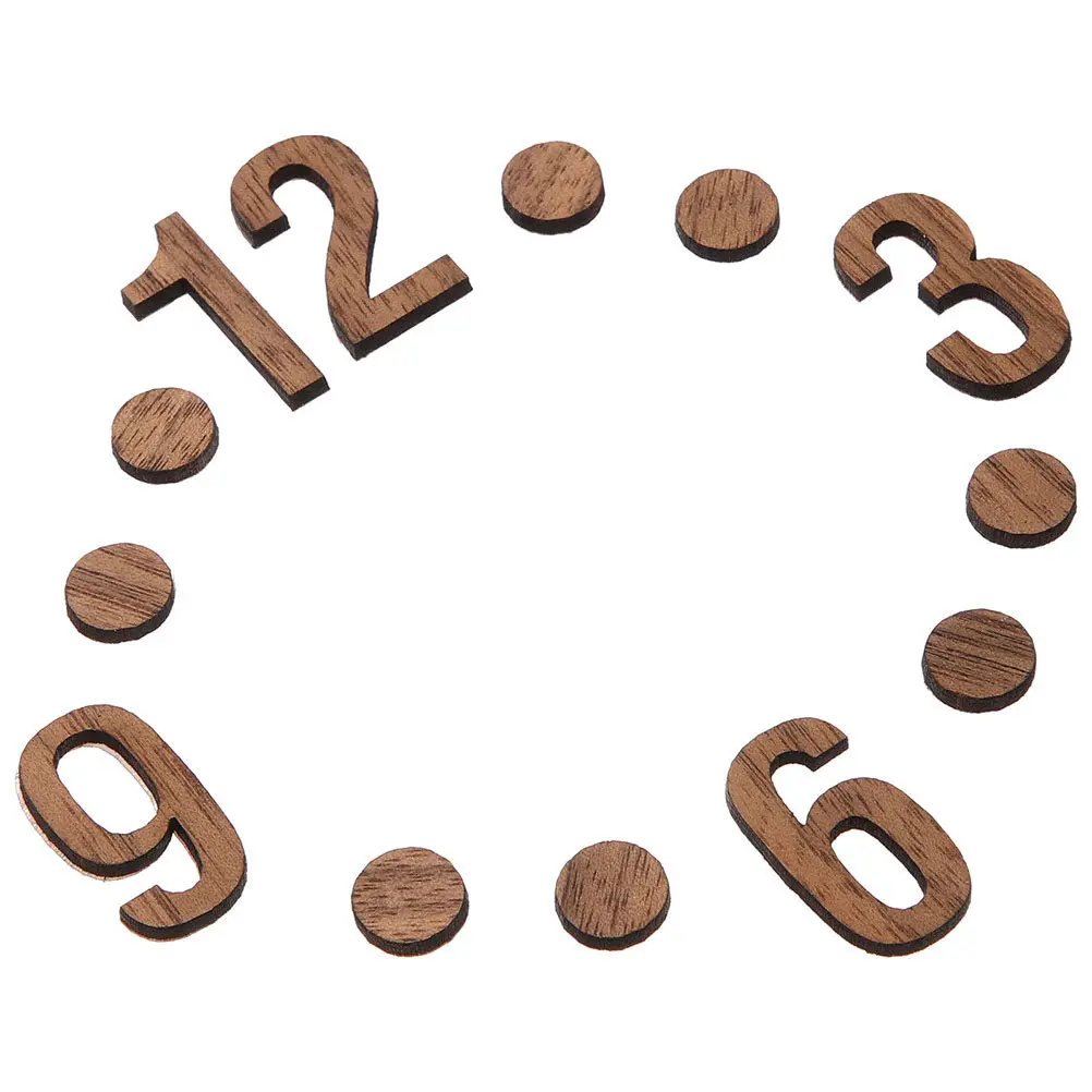 

1Set Clock Numbers Wood Hanging DIY Numerals Replacement Kit Suitable for Wall Clock Accessories Repair Parts Home Decor