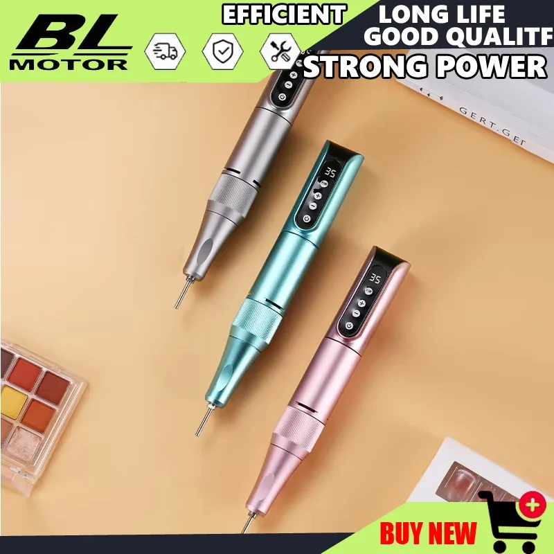 

35000RPM Wireless Nail Drill Pen USB Nail File Polishing Pen Rechargeable Nail Drill Machine Portable Manicure Drill Salon USB