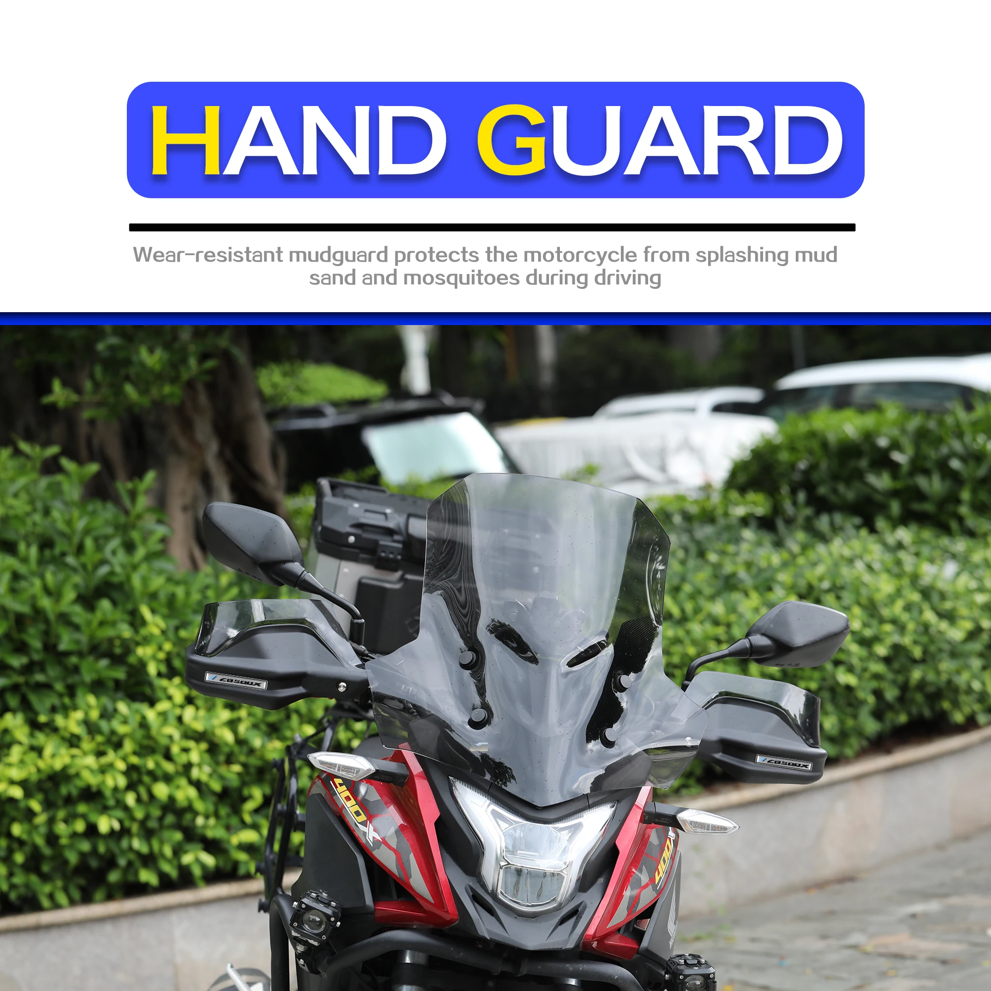 Motorcycle CB 500X Black Hand Guards Brake Clutch Levers Protector Handguard Shield For HONDA CB500X CB500 X 2013-2023