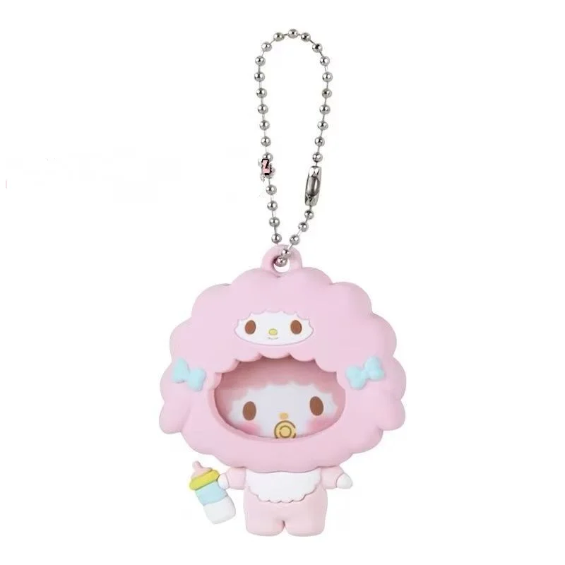 

Sanrio Piano Melody Kuromi Cartoon Pacifier Milk Bottle Keychain Bag Pendant Accessories Decoration Badge Girl's Birthday Gift