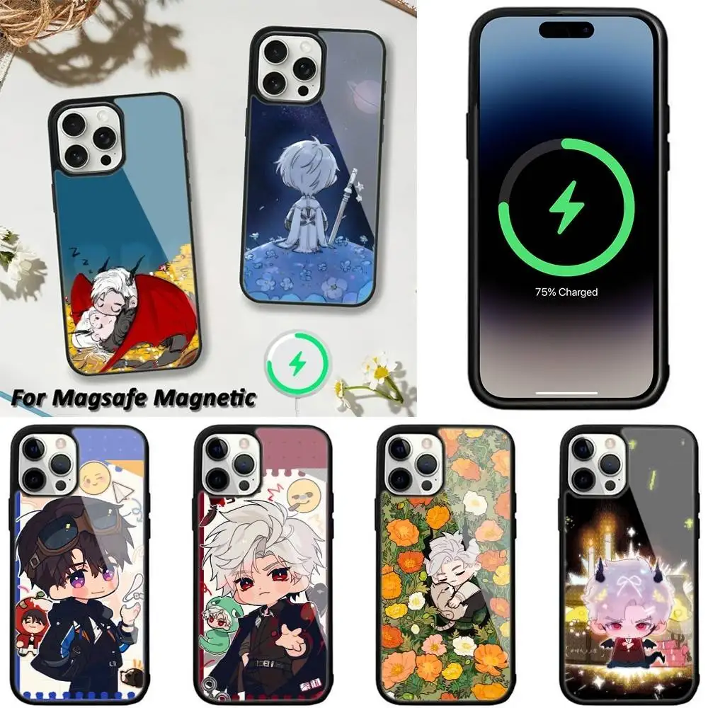 

L-Love and Deepspace Phone Case For iPhone 16,15,14,13,12,11,Plus,Pro,Max,Mini Magsafe Magnetic Wireless Charging