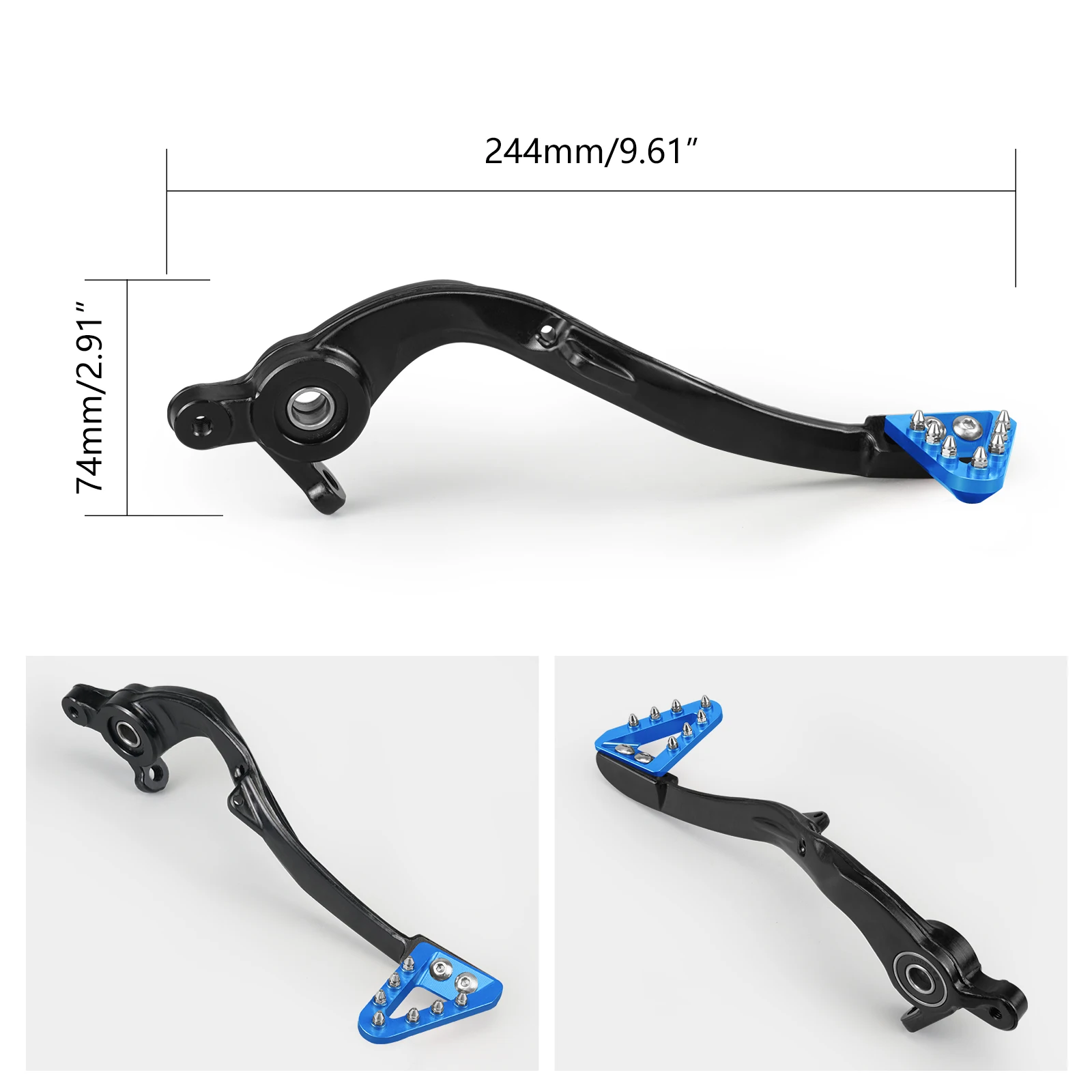 NICECNC For Husqvarna TE 300 250 FE 350 450 501 2017-2024 Adjustable Forged Brake Pedal Lever Shift Lever For GasGas EC300 EC250