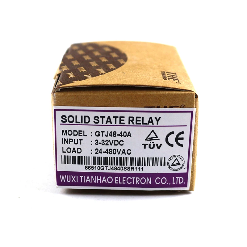 

GTJ48-40A THE Wuxi Tianhao Solid State Relay 50A DC Controlled AC Solid State Contactor New Original GTJ48-40A