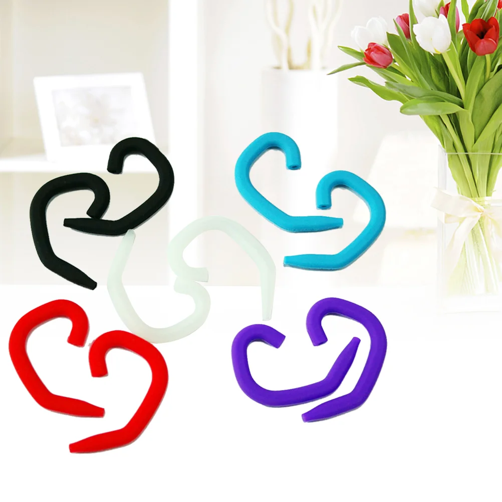 

1 Pair of Silicone Earphone Clip Hook Earhook Ear Hook Hanger for Universal Headset Earphone (Random Color)