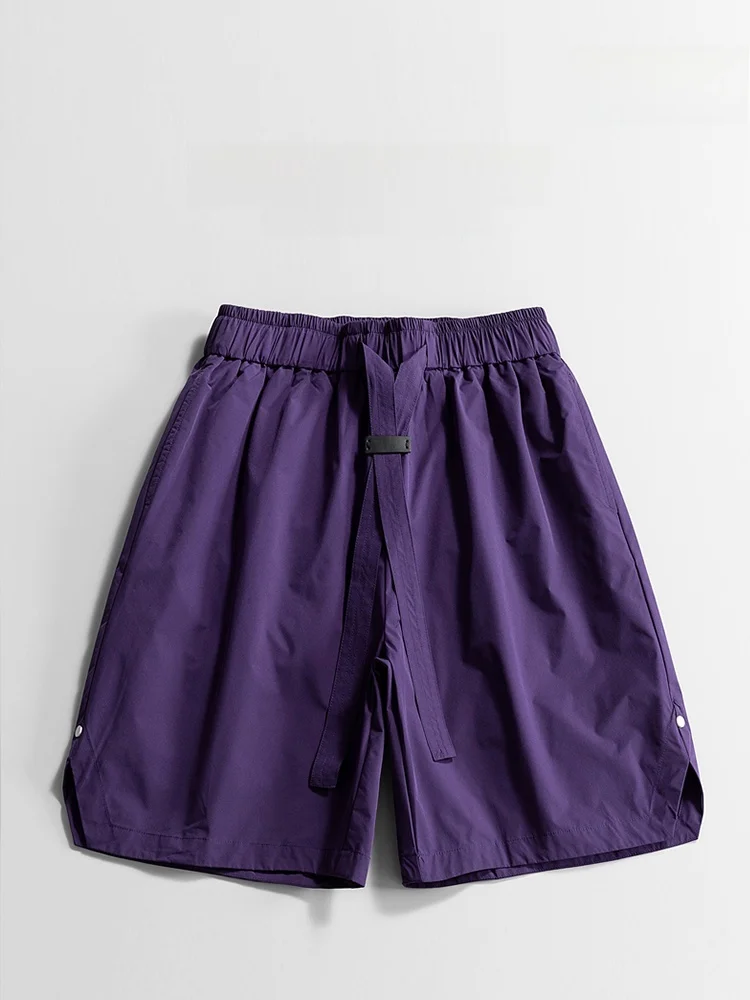 

KITH Новые летние повседневные брюки Спецодежда Sle Five-Point orts Мужские свободные прямые брюки с эластичной резинкой на талии из полиэфирного волокна orts