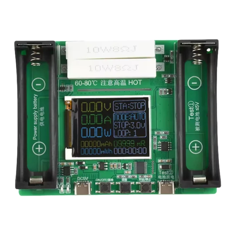 462D Intelligent 18650 Battery Capacity Tester Module For High Accuracy Voltages Current Monitoring And Analysis