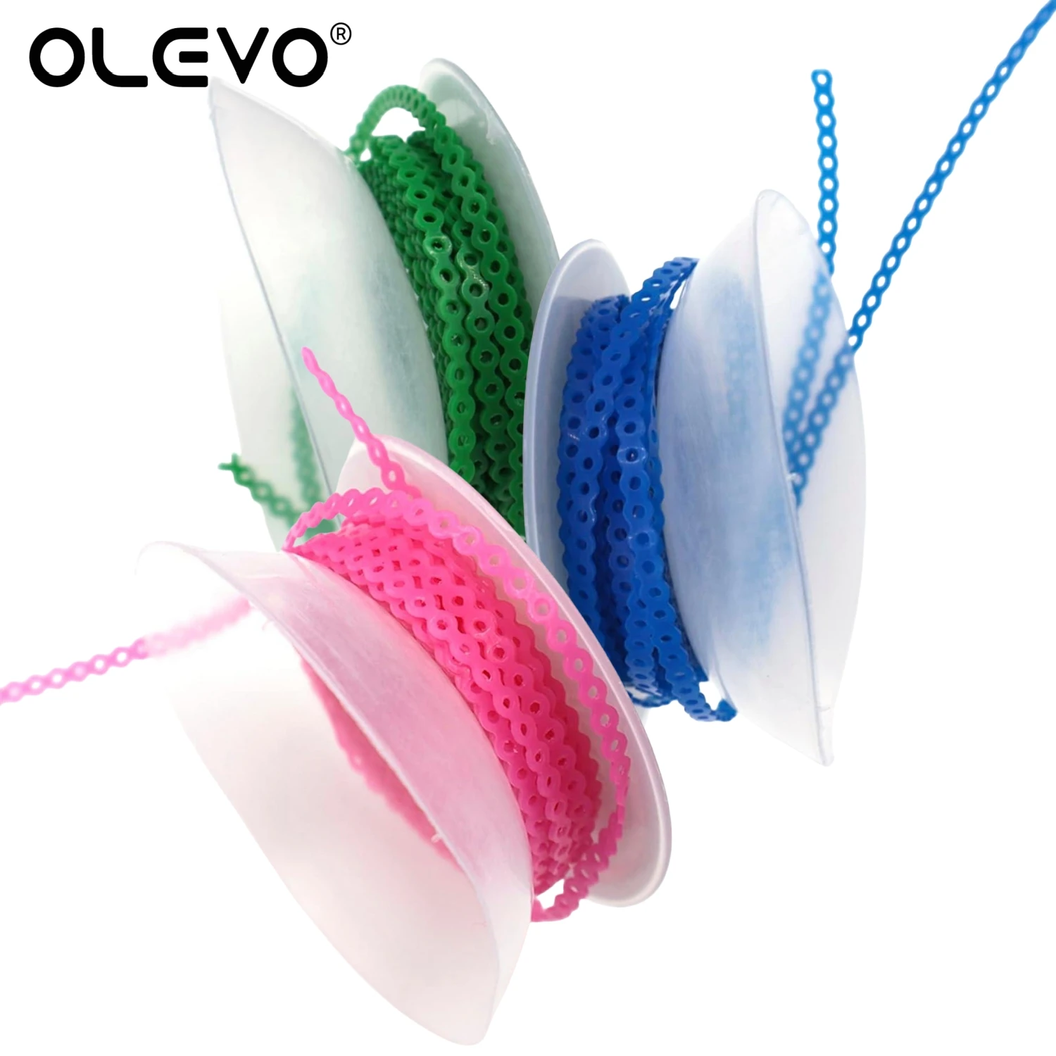 Dental Orthodontic Elastic Power Chain Ultra Powerchains Rubber Bands Long/Short/Continuous 15 Feet 4.5m Dentist Ortho Materials